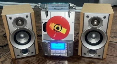 JVC FS-V30 Book Shelf CD, FM/AM, And Tape Deck Stereo TESTED (No Remote Control) - Image 1 of 4