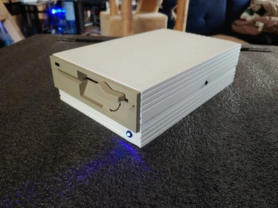 LEAPMAKER New ListingExternal fully assembled GreaseWeazle (v4) 5.25 inch Floppy Drive with PSU