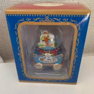 Disney Store Three Caballeros Mini Snow Globe Trolley Jose Panchito Japan NEW - Picture 1 of 5
