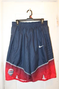 NIKE 2014 FIBA Team USA Olympic Men's Basketball Shorts Large 30489X USR - Picture 1 of 12