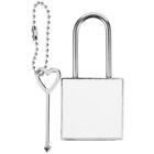  Chest Padlock with Key for Gym Locker Trunk Locks Backpacks Notebook