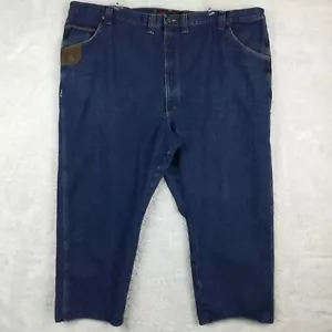 Riggs Workwear Wrangler Mens Jeans Carpenter Blue Denim Med Wash Durashield 52 - Picture 1 of 13