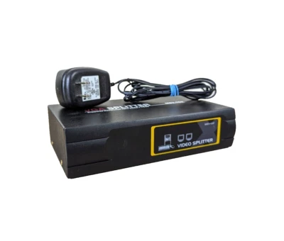 VGA Splitter  MSV-102 w/ Power Supply for VGA SVGA XGA Multi-Sync Monitors - Image 1 of 4
