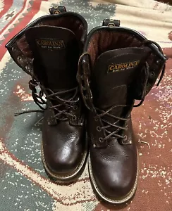 "Carolina" Leather Work Boots Brown. Size 8M. - Picture 1 of 12