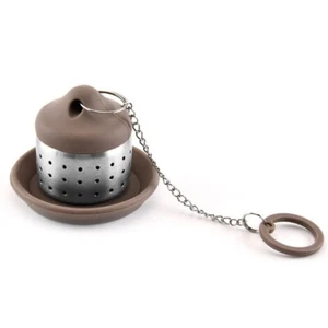 Tea Infuser Tea Strainers Stainless Steel Tea Infuser Loose Tea with Drip Tray - Picture 1 of 7