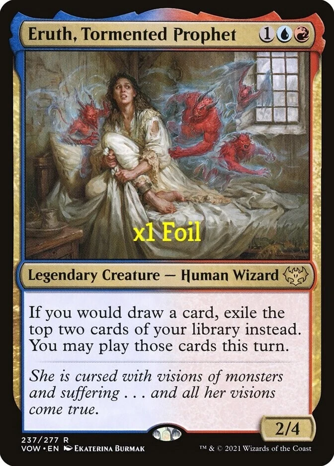 MTG Foil Innistrad: Crimson Vow VOW Eruth, Tormented Prophet MINT - Image 1 of 1