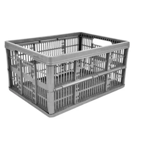 10 Plastic Storage Crate Box Stackable - Picture 1 of 1