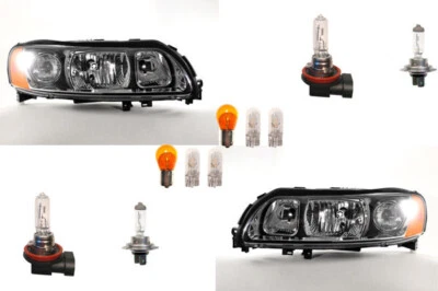 Scheinwerfer Set Halogen passend für Volvo V70 S 05/04-08/07 Leuc. Links Rechts - Bild 1 von 4