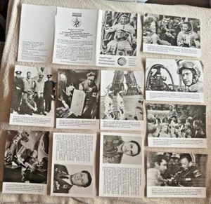 Mappe Jagdflieger, Kommunisten, Kosmonauten - 10 Fotos / Gagarin UdSSR /DDR 1978 - Bild 1 von 7