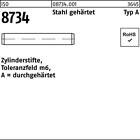 Zylinderstift ISO 8734 4 m6 x 10 Stahl gehärtet Toleranz m6 ISO 8734