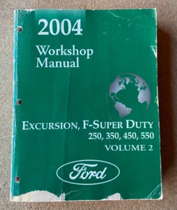 2004 Ford F-250 350 450 550 Excursion Vol. 2 Service Workshop Repair Manual - Picture 1 of 4