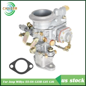 For Jeep F Head 1 Barrel Carburetor.Willys Cj3B,M38A1,Cj5 F134 Carb.17701.02 - Picture 1 of 7