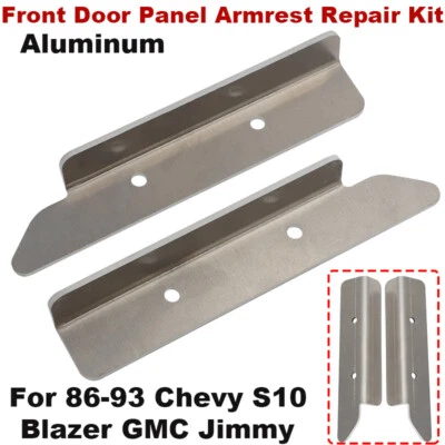 Door Panel Armrest Repair Kit For 1986-1993 Chevy S10 Blazer GMC Jimmy Aluminum Foto 1 de 4