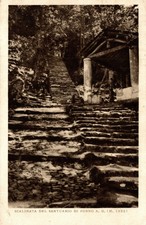 Forno Alpi Graie di Groscavallo, Torino - Scalinata al Santuario - VG - G048