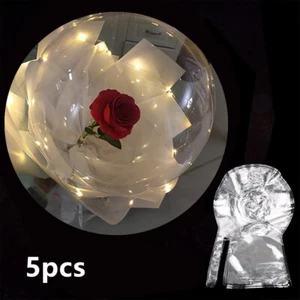 5Pack 30" Clear BOBO Balloons for Stuffing Large Transparent Balloon Party Decor - Picture 1 of 9