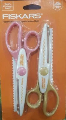 Worlds #1 Scissors Brand Fiskars Paper Edgers Coupe-bordure (2pk) - Image 1 of 3