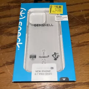 Funda de teléfono Speck Gemshell iPhone 6.1” Pro transparente nueva - Imagen 1 de 3