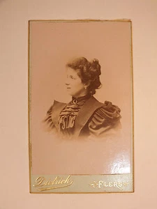 ANCIENNE PHOTO CDV DE FEMME  par Dietrich à Flers 19è - Imagen 1 de 2