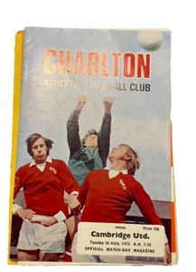 CHARLTON ATLETIC V PETERBOROUGH UNITED - COPA DE LIGA 1A RD - 17/8/1971 - Imagen 1 de 1