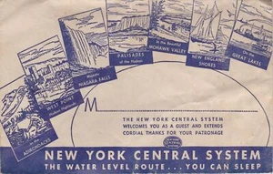 RR TICKET ENVELOPE Ephemera MICHIGAN CENTRAL SYSTEM NYC RR operators Ephemera! 4 - Picture 1 of 3