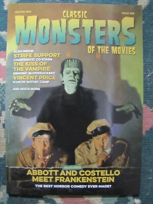 CLASSIC MONSTERS Magazine # 25 Abbott & Costello Meet Frankenstein BRAND NEW