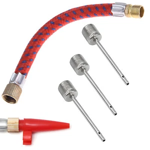 Set Luftpumpenadapter Adapter Ballpumpe Nadel Luftpumpe Ball Ventil Pumpe 5tlg - Bild 1 von 3