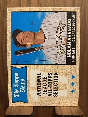 NOLAN ARENADO 2017 TOPPS HERITAGE #373 ALL STAR - Image 1 of 2