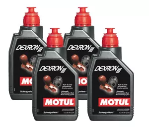 MOTUL Dexron 3 Huile pour Boîte à Vitesse Automatique 4x1Liter Pour KTM SX 50 - Imagen 1 de 1