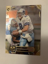 1997 Topps Gallery Critics Choice Dallas Cowboys Football Card #CC9 Troy Aikman