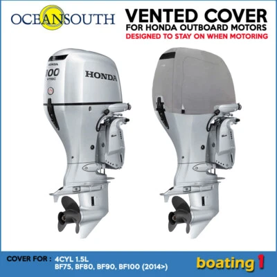 Outboard Motor Vented/Cowling Cover fro Honda 4CYL 1.5L BF75 - BF100 (2014>) - image 1 of 4