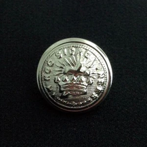 Knights Templar Uniform Button - Small - Silver (KTB-Ssm) - Picture 1 of 1