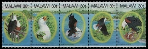 Malawi 1983 - Mi-N.o 396-400 ** - Estampillada sin montar o nunca montada - Plegado / Plegado - Pájaros / Pájaros - Imagen 1 de 1