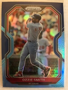 2021 Panini Prizm Ozzie Smith #79 Navy / Carolina Blue Prizm RARE SP CARD