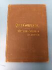 Vintage 1884 Quiz-Compends Materia Medica Dr. Potter Buch (LL)