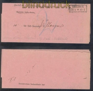 Preussen Skurcz 27.1.1870 Insinuations-Dokument mit Inhalt (50183) - Bild 1 von 1