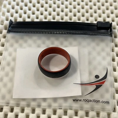 Anillo de Silicona Talla 11 Roqaction Hombres Capa Algunos Rojo Y Negro Hombres Anillo Foto 1 de 4