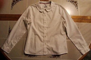 Girls French Toast Uniform/Casual White Long Sleeved Polo Shirt Size 16 Youth - Picture 1 of 4