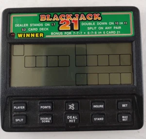 Radio Shack Blackjack 21 Juego Electrónico Portátil 60-2454 - Imagen 1 de 9