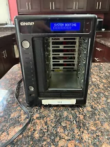 Qnap TS-509 Pro 5 Bay Network Attached Storage NAS WORKING AS SHOWN No HDDs - Picture 1 of 4