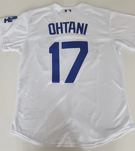 SHOHEI OHTANI #17 Los Angeles Dodgers White Home Jersey Men's Size Large - Picture 1 of 5