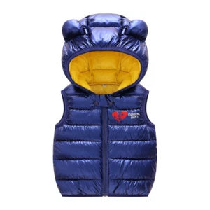 Children Warm Down Vest Autumn Baby Boys Girls Sleeveless Waistcoat Kids Outerwe - Picture 1 of 7