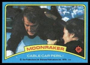 1979 Topps James Bond Moonraker #37 CABLE CAR PERIL! - Picture 1 of 2