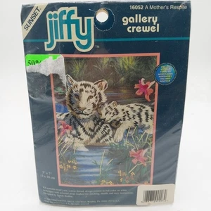 Jiffy A Mothers Respite Gallery Crewel Kit 16052 NUEVO - Imagen 1 de 2
