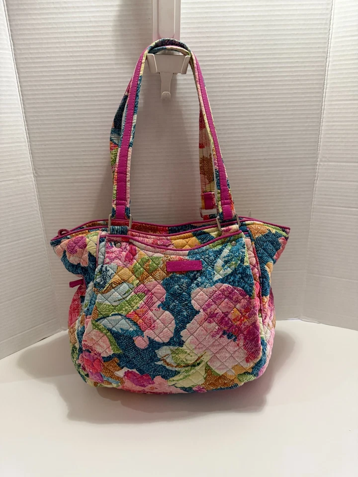 Bolso de Mano Vera Bradley Retirado Cartera Acolchado Multicolor Pop PATRÓN RETIRADO Foto 1 de 4