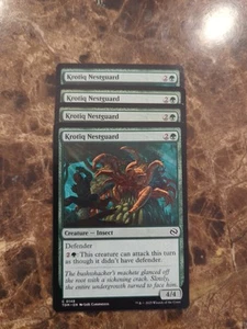 (4) Krotiq Nestguard *PLAYSET* Tarkir: Dragonstorm Regular NM MTG - Picture 1 of 1