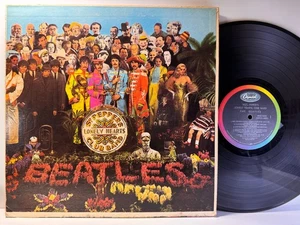 Pop LP THE BEATLES Sgt Peppers Lonely Hearts Club Band Capitol 1st mono VG BONUS - Picture 1 of 7