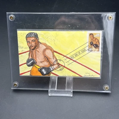 Joe Louis First Day of Issue envelope, postmarked 6/22/1993. 11/100 James Pasley - Image 1 of 4