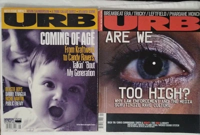 Vintage URB Magazine #60 July/August '98 And #68 September/October '99 Foto 1 de 4