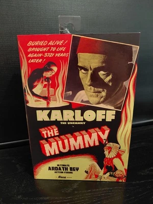 Monstruos universales Neca Ultimate ARDATH BEY The Mummy Karloff sin usar, en caja Foto 1 de 2