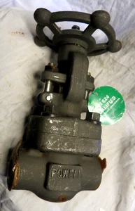Powell 3/8" Gate Valve 125 WSP Threaded AP1624 USA made (160-B6) - Picture 1 of 4